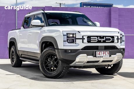 White 2025 BYD Shark 6 Dual Cab Utility Dual Motor Premium