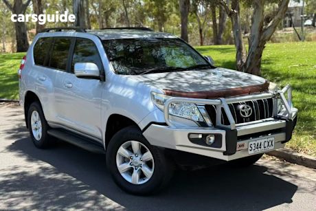 Silver 2015 Toyota Landcruiser Prado Wagon Gxl (4X4)