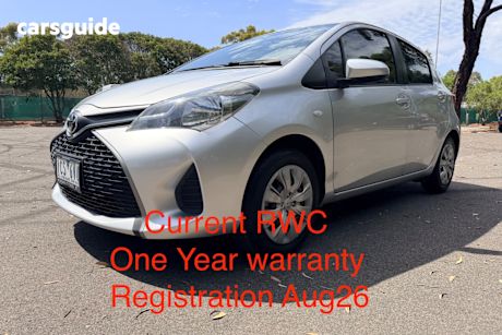 Silver 2014 Toyota Yaris Hatchback Ascent