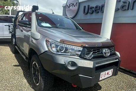 Silver 2019 Toyota Hilux Double Cab Pick Up Rugged X (4X4)