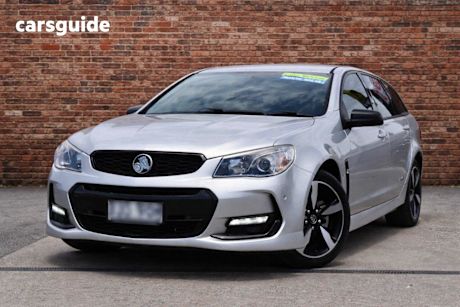 Silver 2016 Holden Commodore Sportswagon Sv6 Black Pack