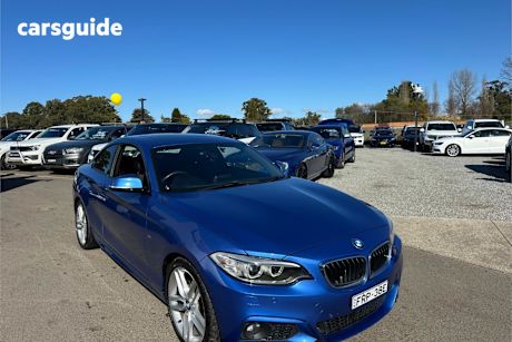 Blue 2015 BMW 228I Coupe M Sport