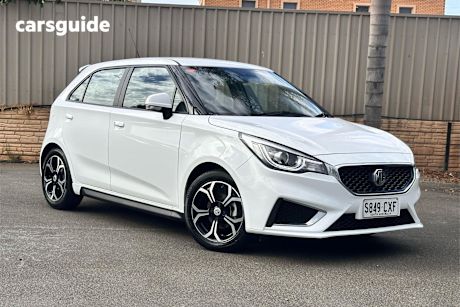 White 2022 MG MG3 Hatchback Excite (With Navigation)