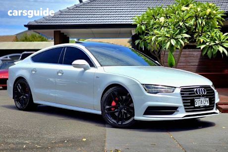 White 2016 Audi A7 Hatchback Sportback 3.0 Tdi Quattro