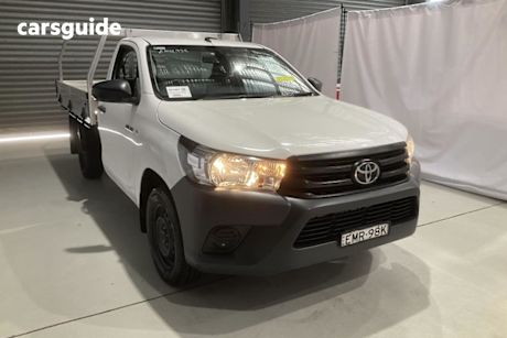 White 2020 Toyota Hilux Cab Chassis Workmate