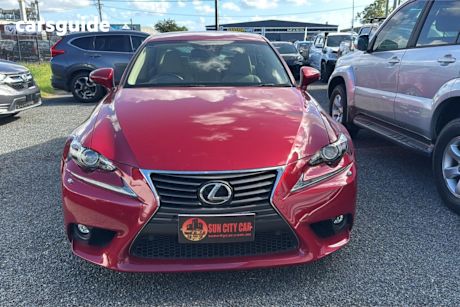 Red 2015 Lexus IS250 Sedan Luxury