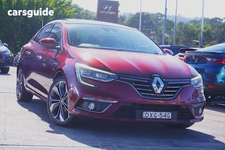 Red 2017 Renault Megane Sedan Intens