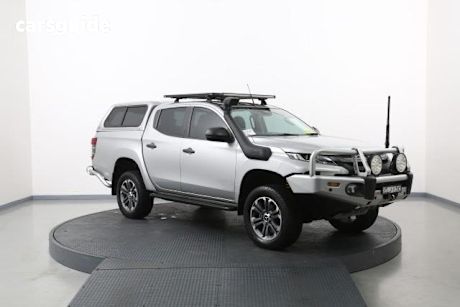 Silver 2020 Mitsubishi Triton Double Cab Pick Up Glx (4X4)