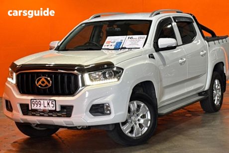 White 2018 LDV T60 Double Cab Utility Pro (4X4)