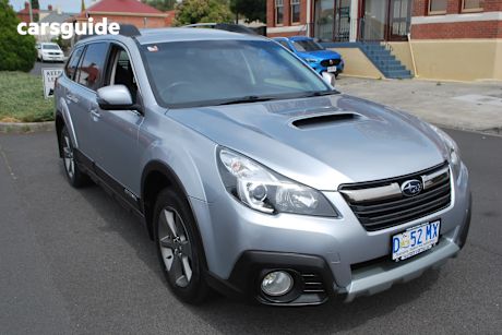 Silver 2013 Subaru Outback Wagon 2.0D Premium