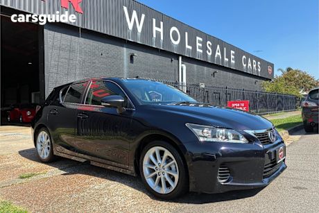Blue 2012 Lexus CT200H Hatchback Prestige