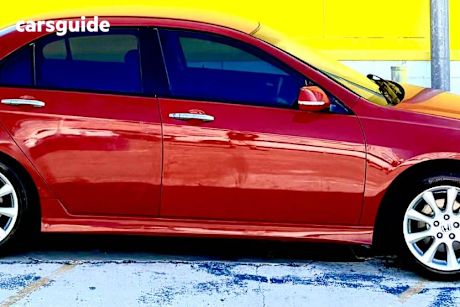Red 2007 Honda Accord Euro Sedan Limited Edition