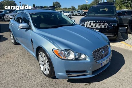 Blue 2008 Jaguar XF Sedan 3.0 V6 Luxury