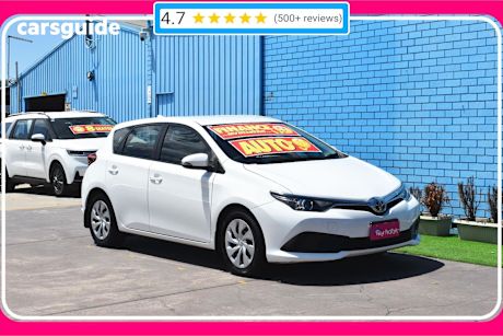 White 2016 Toyota Corolla Hatchback Ascent