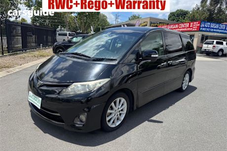 Black 2012 Toyota Estima SUV AERAS