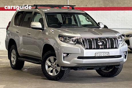 Silver 2021 Toyota Landcruiser Prado Wagon Gxl