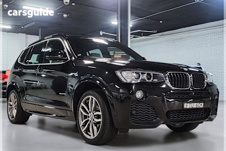 Black 2017 BMW X3 Wagon Xdrive 20D