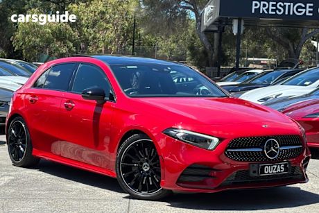 Red 2019 Mercedes-Benz A250 Hatchback 4Matic Amg Line