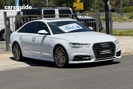White 2015 Audi A6 Sedan 3.0 Tdi Biturbo Quattro