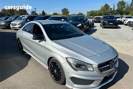 Silver 2013 Mercedes-Benz CLA200 Coupe