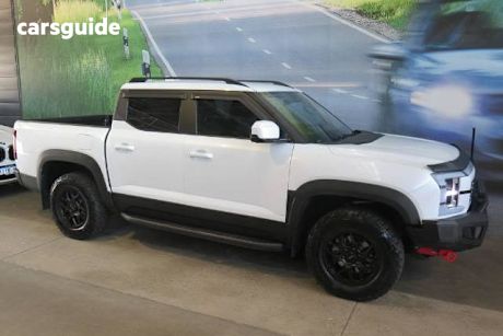 White 2025 BYD Shark 6 Dual Cab Utility Dual Motor Premium