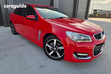 Red 2017 Holden Commodore Sedan Sv6