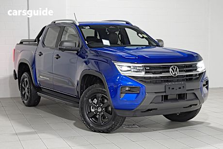 Blue 2025 Volkswagen Amarok Dual Cab Utility Panamericana Tdi600 4Motion