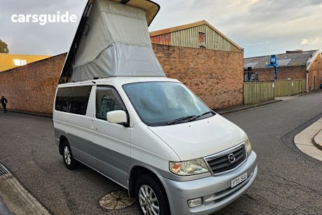White 2000 Mazda F1000 Commercial 2.5 V6 PETROL, AUTO,  8 SEATER, POP TOP