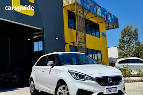 White 2021 MG MG3 Hatchback Core