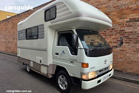 White 1997 Toyota Camroad Ute Tray 4X4 2.8L DIESEL 5SP MANUAL