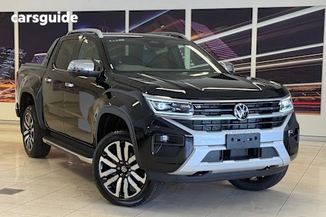 Black 2025 Volkswagen Amarok Dual Cab Utility Aventura Tdi600 4Motion