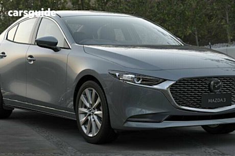 Grey 2025 Mazda 3 Sedan G20 Touring Vision
