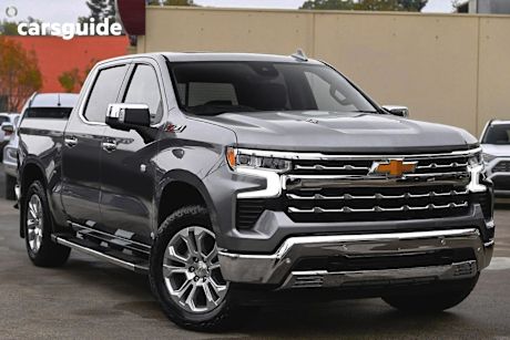 Grey 2025 Chevrolet Silverado Crew Cab Pickup 1500 Ltz Premium