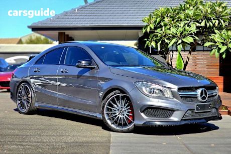 Grey 2015 Mercedes-Benz CLA45 Coupe Amg