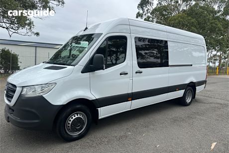 White 2020 Mercedes-Benz Sprinter Van 516Cdi Vs30 Lwb Rwd 4.49T