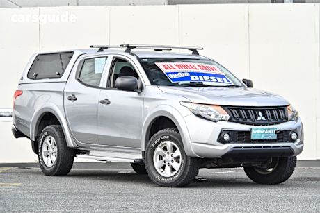 Silver 2016 Mitsubishi Triton Dual Cab Utility Glx Plus (4X4)
