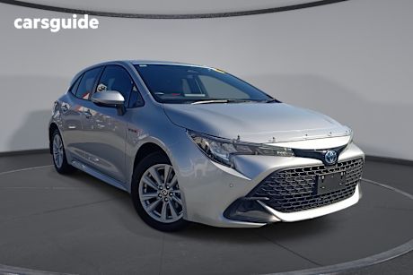 Silver 2022 Toyota Corolla Hatchback Ascent Sport Hybrid