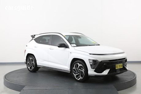 White 2023 Hyundai Kona Wagon N Line