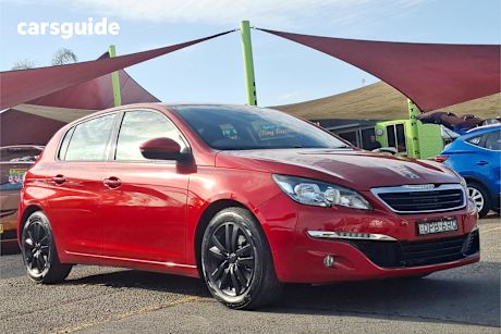 Red 2017 Peugeot 308 Hatchback Active