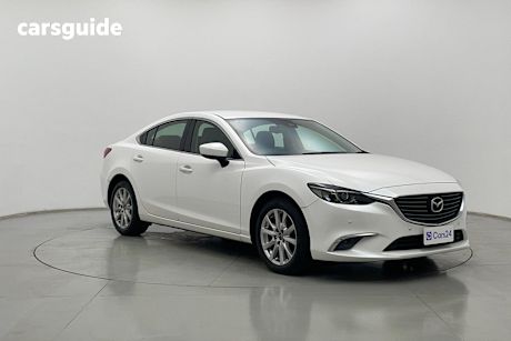 White 2018 Mazda 6 Sedan Touring