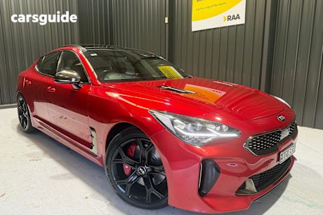 Red 2017 Kia Stinger Sedan Gt (Black Leather)