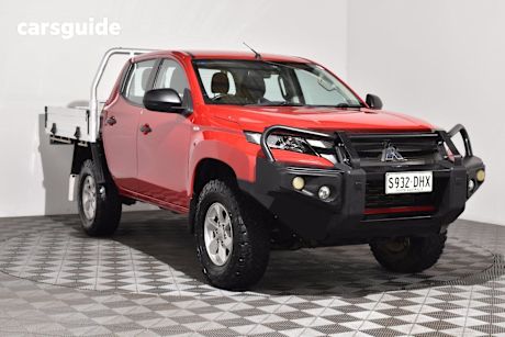Red 2019 Mitsubishi Triton Double Cab Pick Up Glx Plus (4X4)