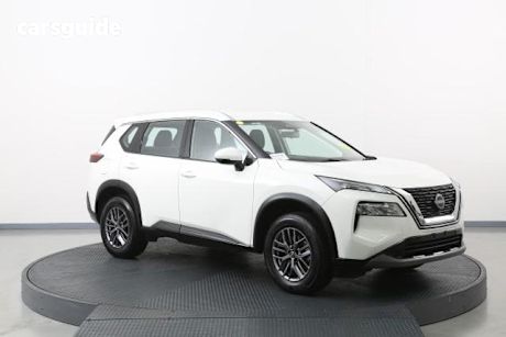 White 2023 Nissan X-Trail Wagon St (4Wd) 7 Seat