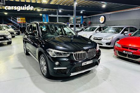 Black 2017 BMW X1 Wagon Sdrive 20I