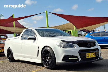 White 2014 Holden UTE Utility Sv6