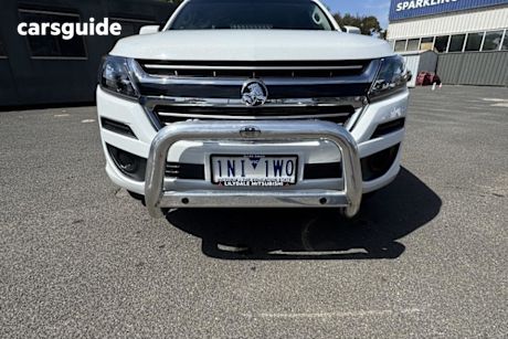 White 2018 Holden Colorado Space Cab Chassis Ls (4X4)