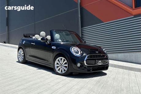 Black 2018 Mini Convertible Convertible Cooper S