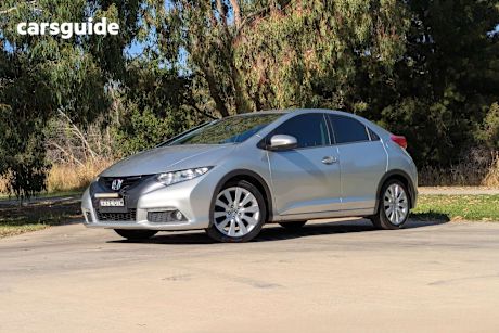 Silver 2012 Honda Civic Hatchback Vti-L