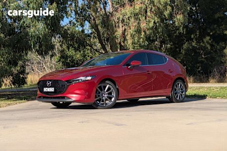 Red 2020 Mazda 3 Hatchback G20 Touring