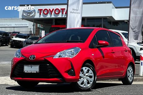 Red 2017 Toyota Yaris Hatchback Ascent